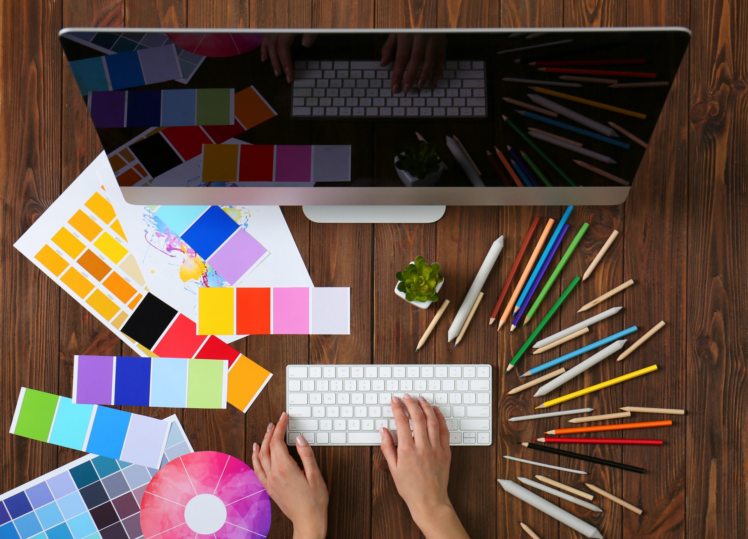 Visuals for web and print that communicate ideas clearly and attractively.